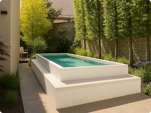 In de kijker: compact zwembad dat geen vergunning nodig heeft