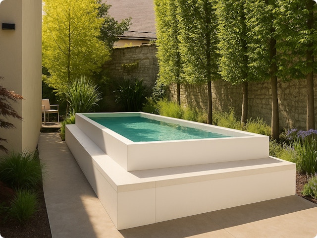 In de kijker: compact zwembad dat geen vergunning nodig heeft