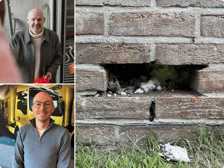 Vochtproblemen door het na-isoleren van spouw met glaswol: wat liep er mis?