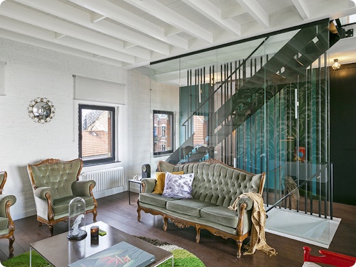 En images : Un lumineux duplex sous combles