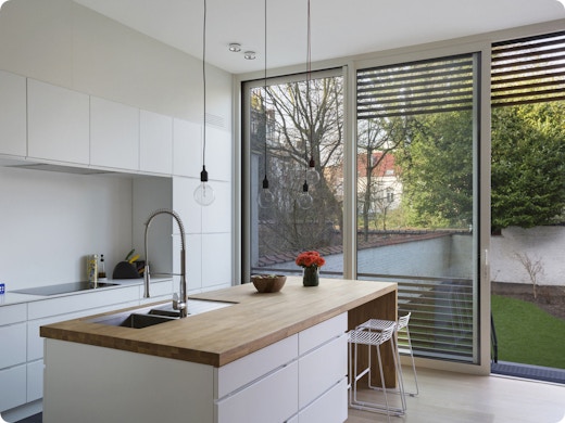 En images : Grande extension ouverte sur le jardin