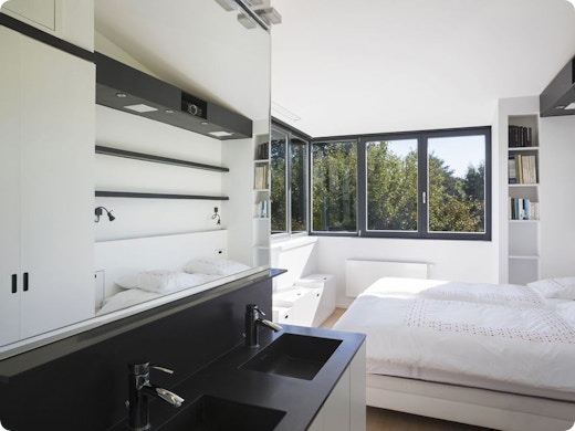 Binnenkijken: oude wasplaats werd omgevormd tot een lichte verblijfplaats voor gasten