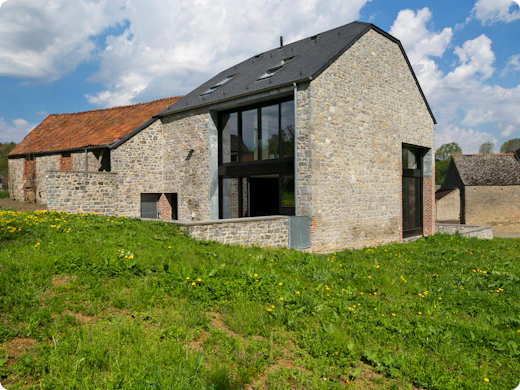 Une grange rénovée en mode éco