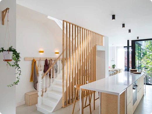 En images : La nouvelle façade arrière engendre espace et lumière