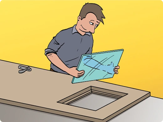 Doter une porte intérieure d’une fenêtre