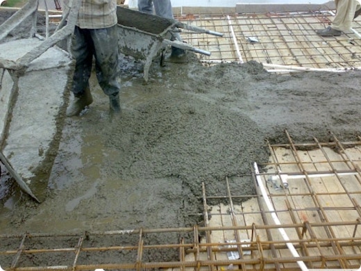 L’armature en béton